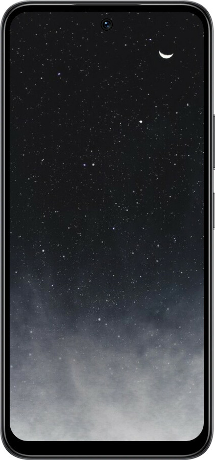 Силиконовый чехол Сині хмари, Синій місяць для Infinix Smart 10 - 6396u-4104 изображение 