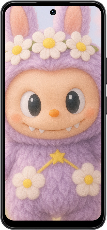 Силиконовый чехол Лабубу 1 для Infinix Smart 10 - 6709u-4104 изображение 