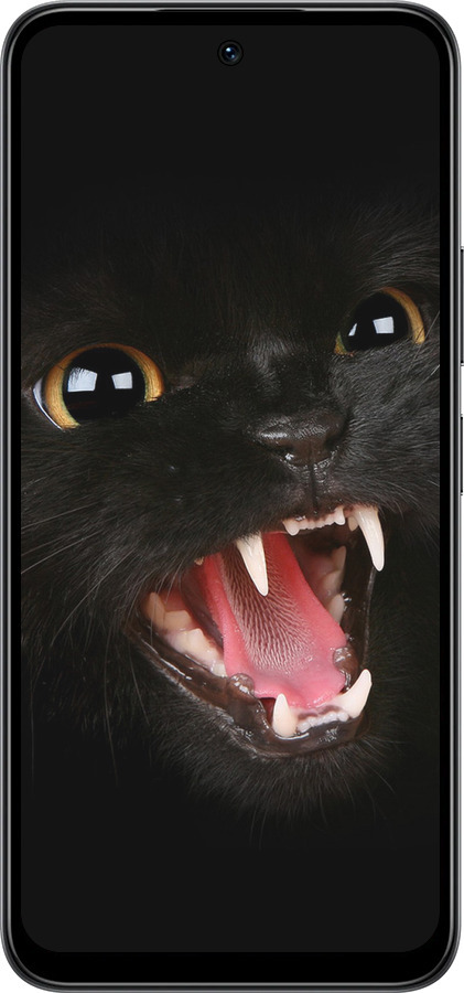 Силиконовый чехол Чёрная кошка для Infinix Smart 10 - 932u-4104 изображение 