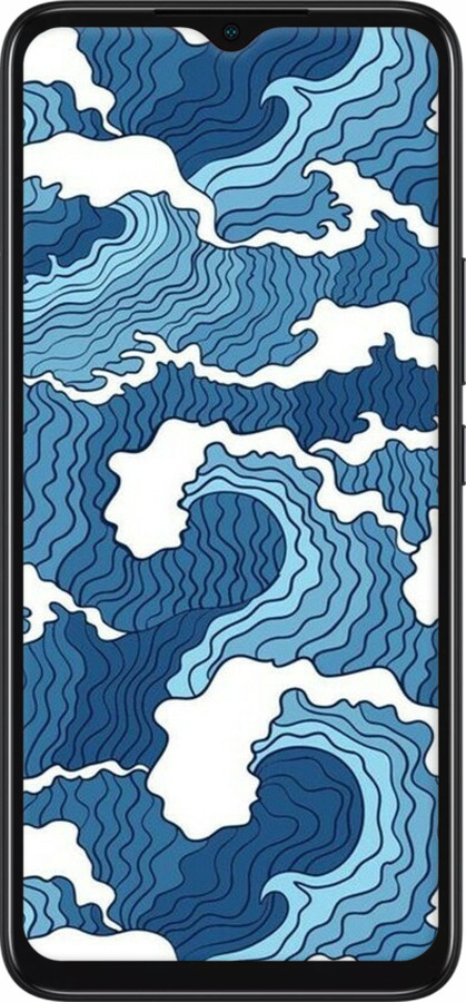 TPU чехол Абстрактний малюнок морських хвиль для Infinix Smart 6 - 6538b-2758 изображение 