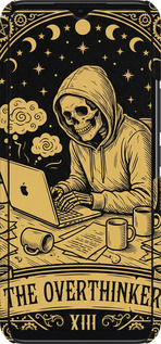 3D пластиковий матовий чехол The Overthinker для Infinix Smart 6 - 6774m-2758 изображение 