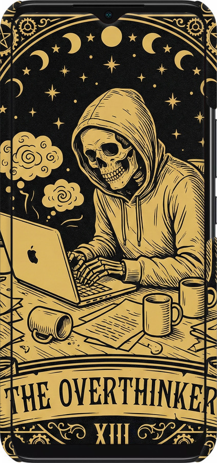 3D пластиковий матовий чехол The Overthinker для Infinix Smart 6 - 6774m-2758 изображение 