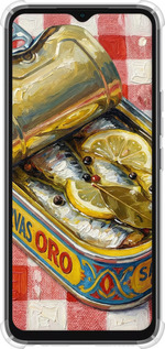 Силикон с усиленными углами чехол Vintage Sardine Tin Phone для Infinix Smart 6 - 6772sp-2758 изображение 