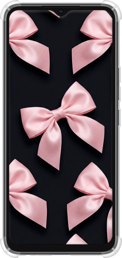 Силикон с усиленными углами чехол Coquette Ribbons Dark Coquette для Infinix Smart 6 - 6767sp-2758 изображение 