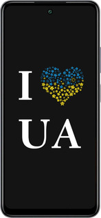 Силиконовый чехол I love UA для Infinix Smart 8 Plus - 1112u-3677 изображение 