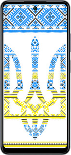 Силіконовий чехол Герб - вишиванка жовто-блакитна  для Infinix Smart 8 Plus - 1197u-3677 изображение 