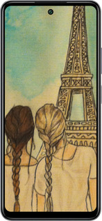 Силіконовий чехол Дівчата в Парижі для Infinix Smart 8 Plus - 3980u-3677 изображение 