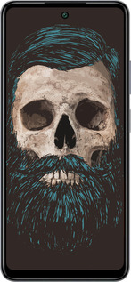 Силиконовый чехол Череп с бородой для Infinix Smart 8 Plus - 4102u-3677 изображение 