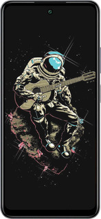 Силіконовий чехол Космонавт с гітарою для Infinix Smart 8 Plus - 4138u-3677 изображение 