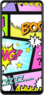 Силиконовый чехол Комикс 1 для Infinix Smart 8 Plus - 4407u-3677 изображение 