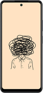 Силиконовый чехол Мысли для Infinix Smart 8 Plus - 4568u-3677 изображение 