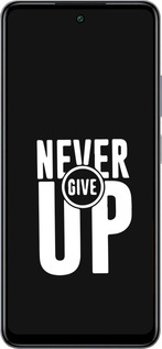 Силиконовый чехол Никогда не сдавайся для Infinix Smart 8 Plus - 4572u-3677 изображение 