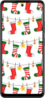 Силіконовий чехол Новорічний 9 для Infinix Smart 8 Plus - 4622u-3677 изображение 