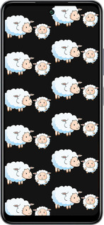 Силиконовый чехол Овечки1 для Infinix Smart 8 Plus - 4637u-3677 изображение 