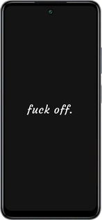 Силиконовый чехол Fuck off для Infinix Smart 8 Plus - 4731u-3677 изображение 