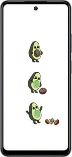 Силиконовый чехол Авокадо 1 для Infinix Smart 8 Plus - 4857u-3677 изображение 