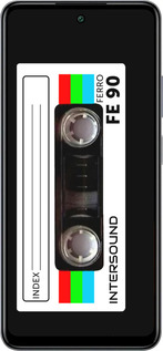 Силіконовий чехол Касета з 90 для Infinix Smart 8 Plus - 4894u-3677 изображение 