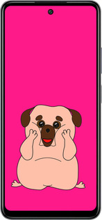 Силиконовый чехол Весёлый мопс для Infinix Smart 8 Plus - 4908u-3677 изображение 