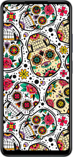 Силіконовий чехол Черепи для Infinix Smart 8 Plus - 5471u-3677 изображение 