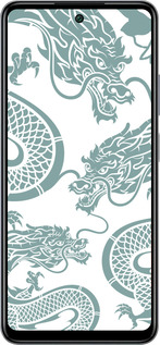 Силиконовый чехол Дракон для Infinix Smart 8 Plus - 5476u-3677 изображение 