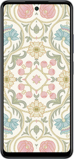 Силиконовый чехол Цветочный орнамент v2 для Infinix Smart 8 Plus - 5513u-3677 изображение 