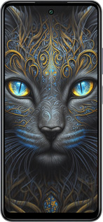 Силиконовый чехол Кошка для Infinix Smart 8 Plus - 5548u-3677 изображение 