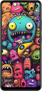 Силиконовый чехол Cмешные монстры для Infinix Smart 8 Plus - 5549u-3677 изображение 