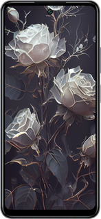 Силиконовый чехол Розы 2 для Infinix Smart 8 Plus - 5550u-3677 изображение 