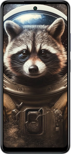 Силиконовый чехол Raccoon austronaut для Infinix Smart 8 Plus - 5581u-3677 изображение 