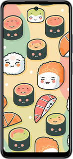 Силиконовый чехол Суши паттерн для Infinix Smart 8 Plus - 5583u-3677 изображение 