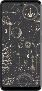 Силиконовый чехол Фаза луны для Infinix Smart 8 Plus - 5605u-3677 изображение 