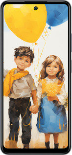 Силиконовый чехол Дети с шариками для Infinix Smart 8 Plus - 5659u-3677 изображение 