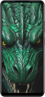 Силиконовый чехол Зелёный дракон v2 для Infinix Smart 8 Plus - 5817u-3677 изображение 