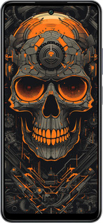 Силиконовый чехол Череп для Infinix Smart 8 Plus - 5952u-3677 изображение 