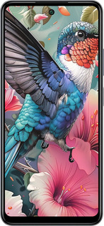 Силиконовый чехол Сказочная колибри для Infinix Smart 8 Plus - 6051u-3677 изображение 