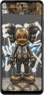 Силіконовий чехол Bronze kaws v3 для Infinix Smart 8 Plus - 6099u-3677 изображение 