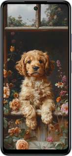 Силиконовый чехол Щенок cocker spaniel для Infinix Smart 8 Plus - 6136u-3677 изображение 