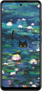 Силіконовий чехол с изображением водяных лилий и кошек для Infinix Smart 8 Plus - 6257u-3677 изображение 