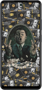 Силиконовый чехол Волк с валл стрит для Infinix Smart 8 Plus - 6287u-3677 изображение 