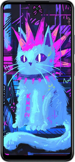 Силиконовый чехол Кот панк для Infinix Smart 8 Plus - 6311u-3677 изображение 