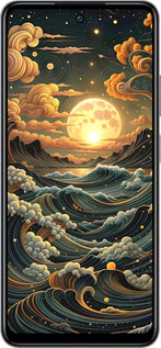 Силіконовий чехол Арт волны для Infinix Smart 8 Plus - 6332u-3677 изображение 