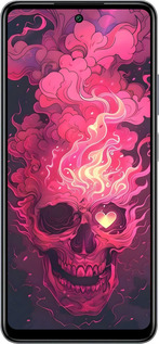 Силиконовый чехол Череп арт для Infinix Smart 8 Plus - 6385u-3677 изображение 