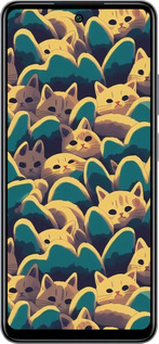 Силиконовый чехол С изображением кошек для Infinix Smart 8 Plus - 6429u-3677 изображение 