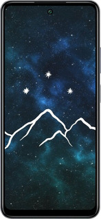 Силиконовый чехол Горы и звезды нарисованы на фоне галактики для Infinix Smart 8 Plus - 6490u-3677 изображение 