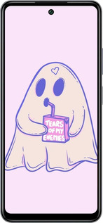 Силиконовый чехол Милый призрак для Infinix Smart 8 Plus - 6507u-3677 изображение 