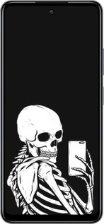 Силіконовий чехол Скелет робить Selfie для Infinix Smart 8 Plus - 6535u-3677 изображение 