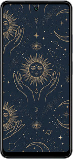 Силіконовий чехол Celestial Harmony: Sun & Moon Gold Mystic Pattern для Infinix Smart 8 Plus - 6778u-3677 изображение 