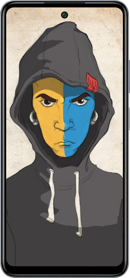 Силиконовый чехол Злой подросток для Infinix Smart 8 Plus - 1053u-3677 изображение 