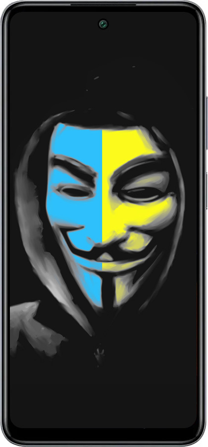 Силиконовый чехол Украинский анонимус для Infinix Smart 8 Plus - 1062u-3677 изображение 