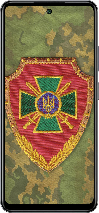Силиконовый чехол Пограничная служба Украины для Infinix Smart 8 Plus - 1091u-3677 изображение 
